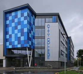 Plymouth City College STEM Centre from Kings Road